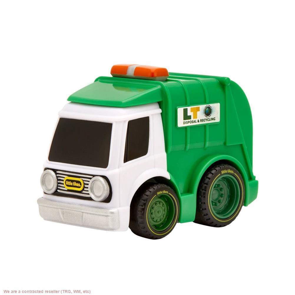 Little Tikes My First Cars-Crazy Fast Cars Garbage Truck Pullback- GreenWhite 2090₽