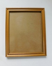 Vintage Gold Ornate Beaded Composite Picture Frame Holds 8" x 10"