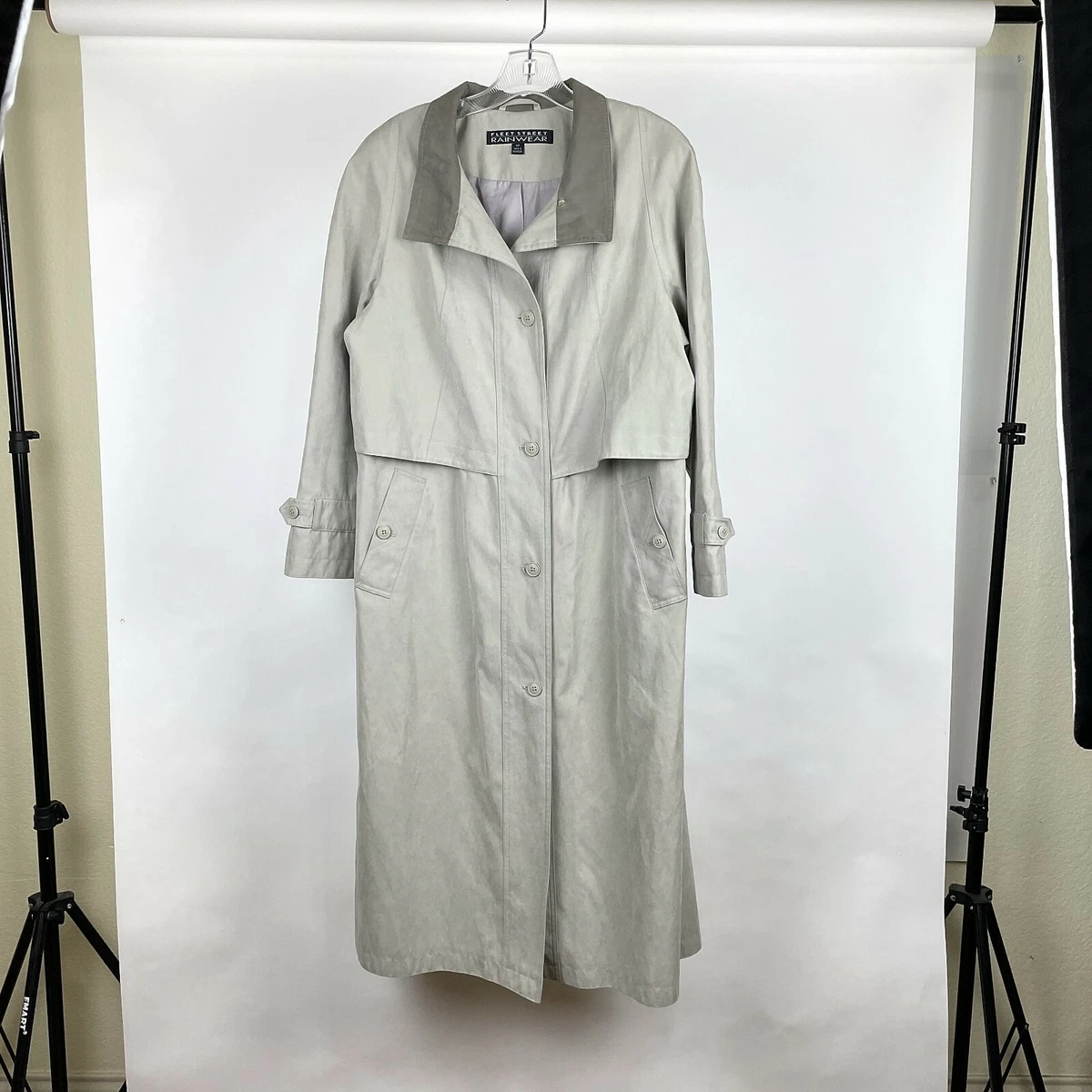 Fleet street long cheap trench coat