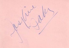 JOSEPHINE BAKER SIGNED AUTOGRAPH