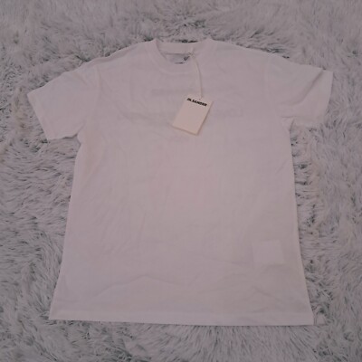 JIL SANDER WOMEN WHITE T-SHIRT SIZE S BRAND NEW WITH TAGS