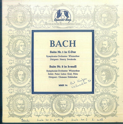 J. S. Bach ~ Suite No. 1 In C Major / Suite No. 2 In B Minor