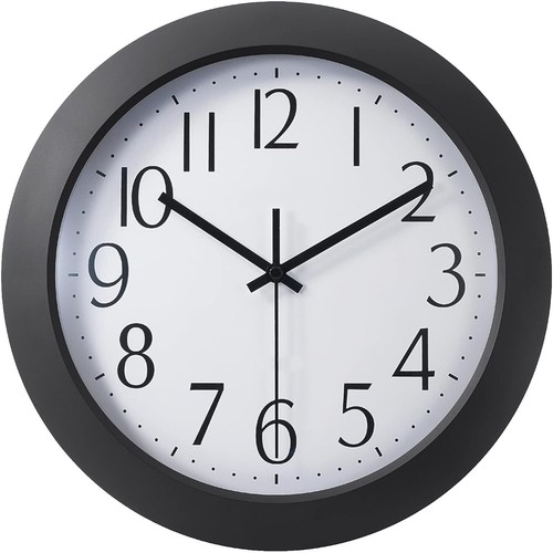 IKEA NUFFRA Wall Clock Low-voltage/black 9 ¾