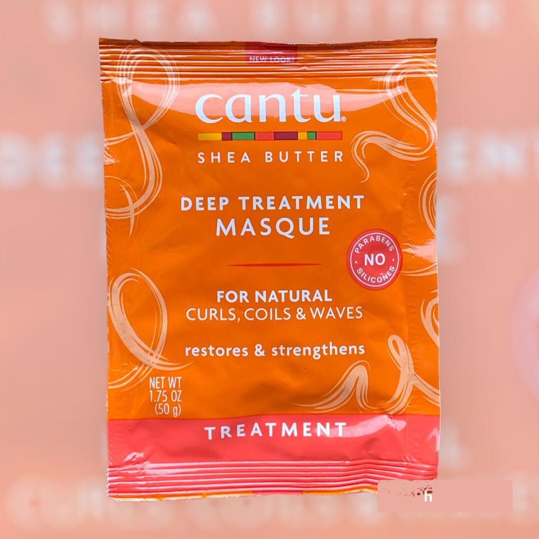 Cantu Shea Butter for Natural Hair Deep Treatment Hair Masque Sachet 1.75oz |50g