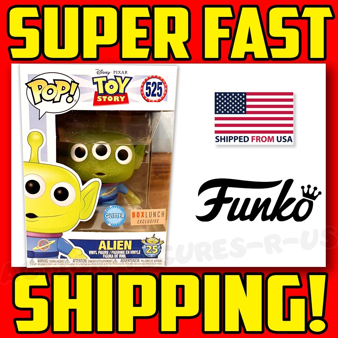 NEW Funko Pop! Alien 525 Disney Toy Story Diamond Glitter Box Lunch