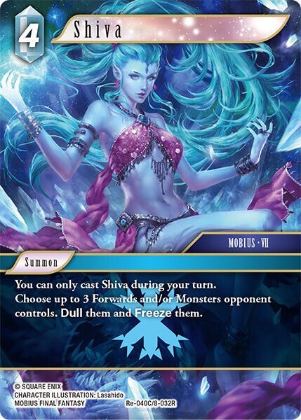 Shiva Foil - Re-040C/8-032R NM - Final Fantasy | eBay