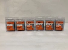 Lot Of (6) Paslode 1-1/2" Galvanized Collated Brad Nails 2000 Pieces