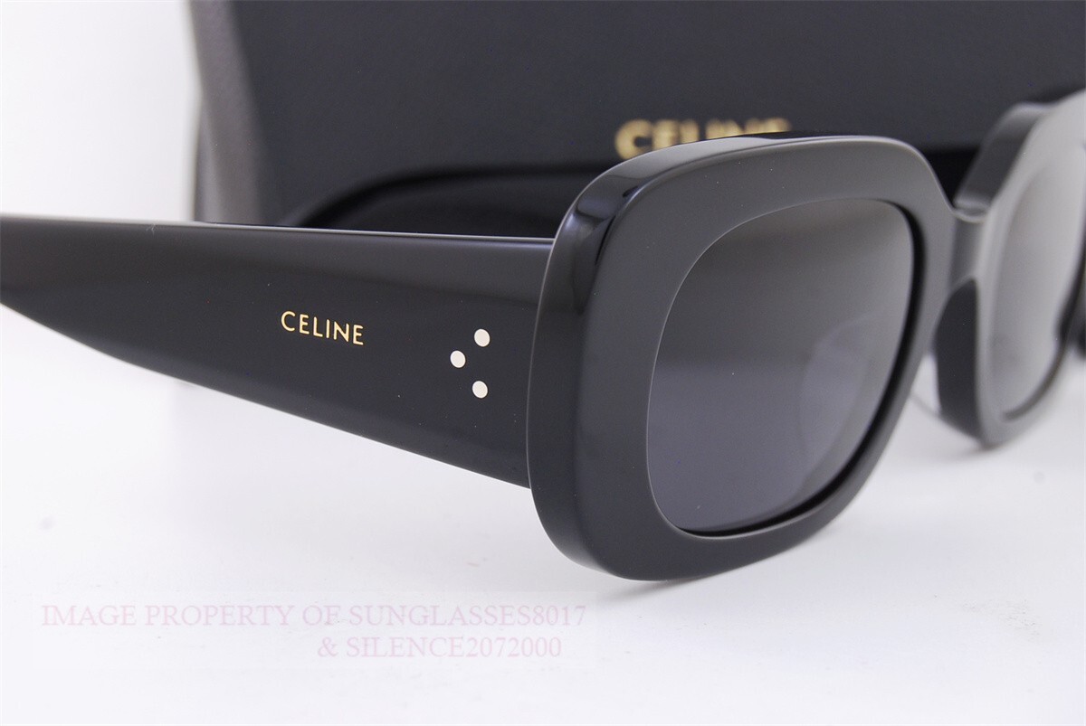 Celine Black Sunglasses With Sliver Accents CELINE EYEWEAR Triomphe aviator-style silver-tone and  main image 2