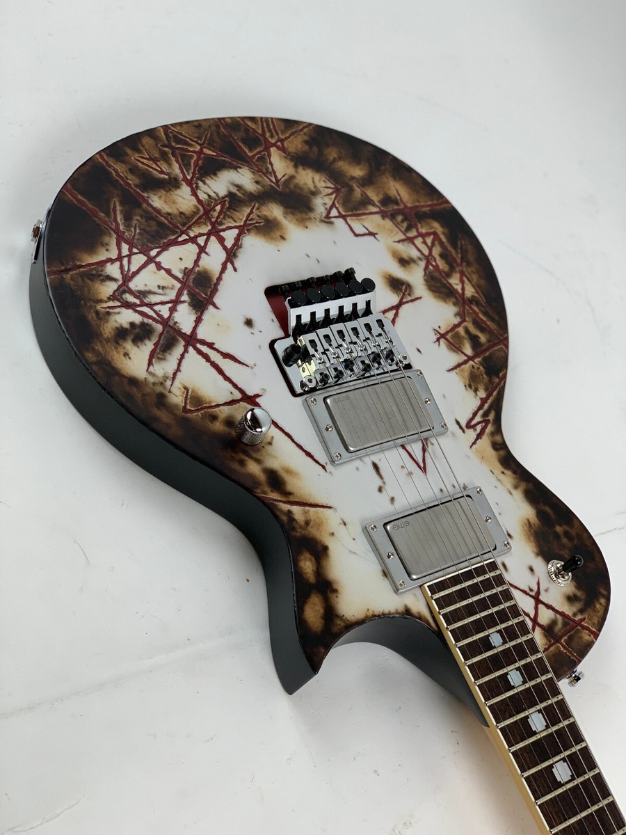 ESP RZK-II Burnt Richard Z Distressed Electric Guitar + Hard ESP RZK-II Burnt Richard Z Distressed Electric Guitar + Hard