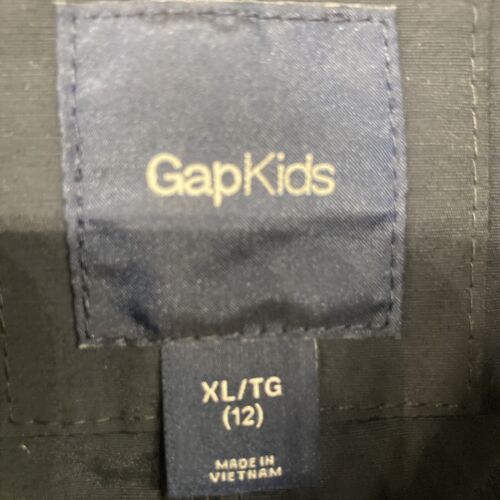Gap Kids Trenchcoat Girls XL/12 Navy Blue Double Breasted School Uniform Classic - Picture 3 of 16