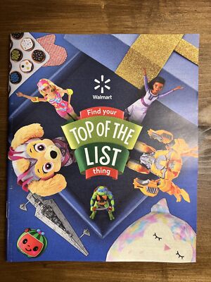 2023 WALMART Toys Gift Kids Catalog Christmas NEW