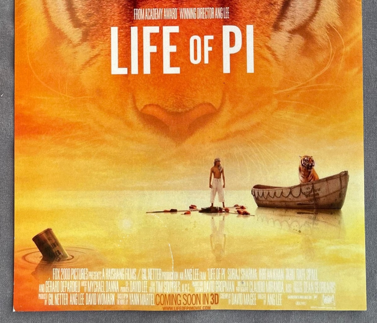 Full Movie Poster Fmovies Life Of Pi LIFE OF PI In 3-D Mini MOVIE