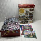 10 Deluxe Puzzles - 5600 Pieces Total, Puzzlers Collection Artistic Opened Box