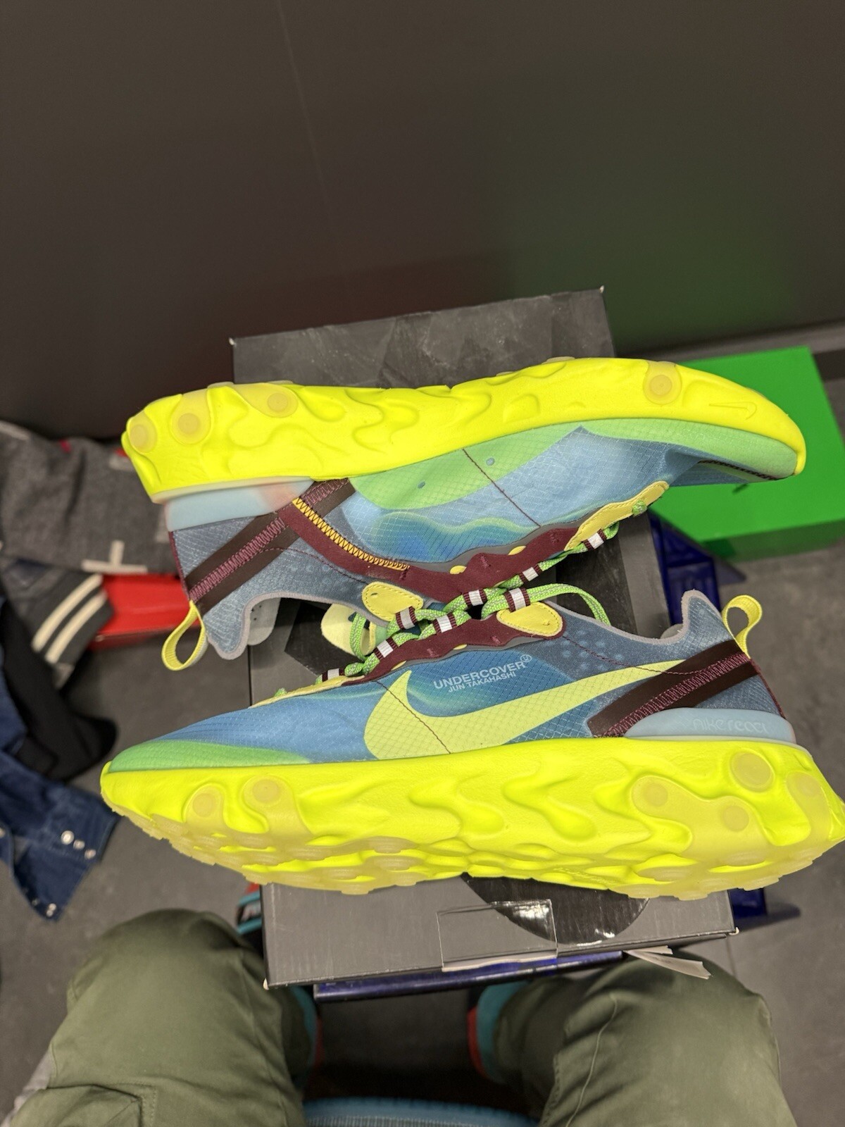 Nike React Element 87 Undercover Lakeside 9.5 BQ2… - image 7