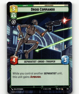 Star Wars: Unlimited Droid Commando (Hyperspace) - Twilight of the Republic