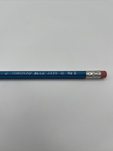 Toronto Blue Jays MLB Baseball No2 Striped Pencil Vintage 1970’s UNSHARPENED - Picture 2 of 5