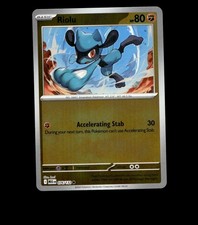 Riolu - 076/132 - Mega Evolution - Reverse Holo Near Mint Pokemon Card TCG