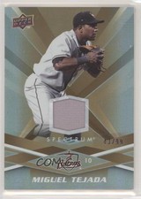 2009 Upper Deck Spectrum Gold Jersey 43/99 Miguel Tejada #43 8ju