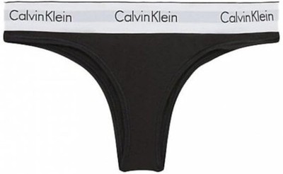 Calvin Klein Damen Brazilian Slip Baumwolle mit Stretch Größe S Schwarz