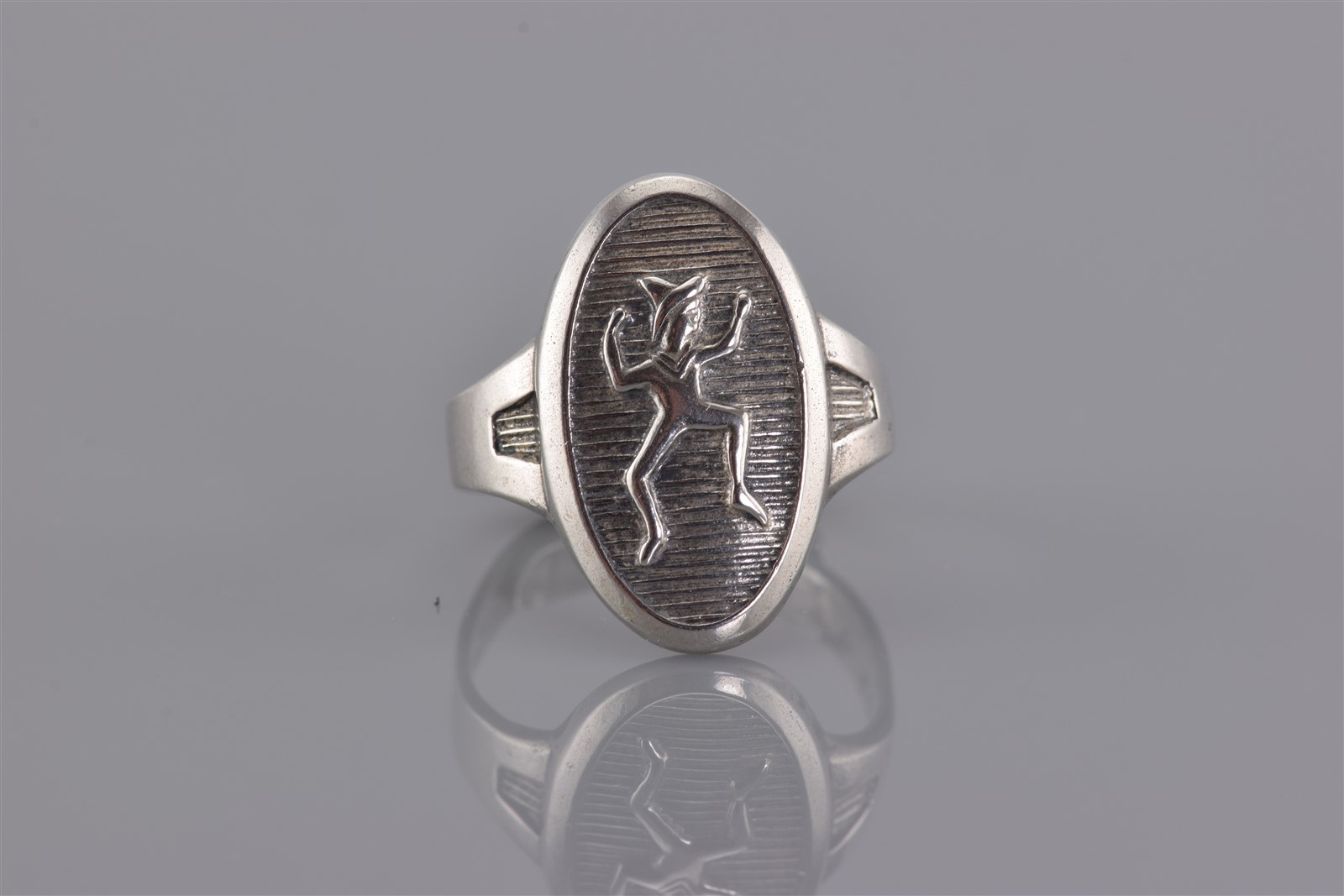 Vintage Sterling Silver Dancing Pixie Brownie Gir… - image 1