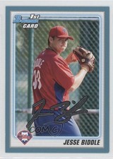 2010 Bowman Draft Draft Picks Blue 8/399 Jesse Biddle #BDPP6 9zz