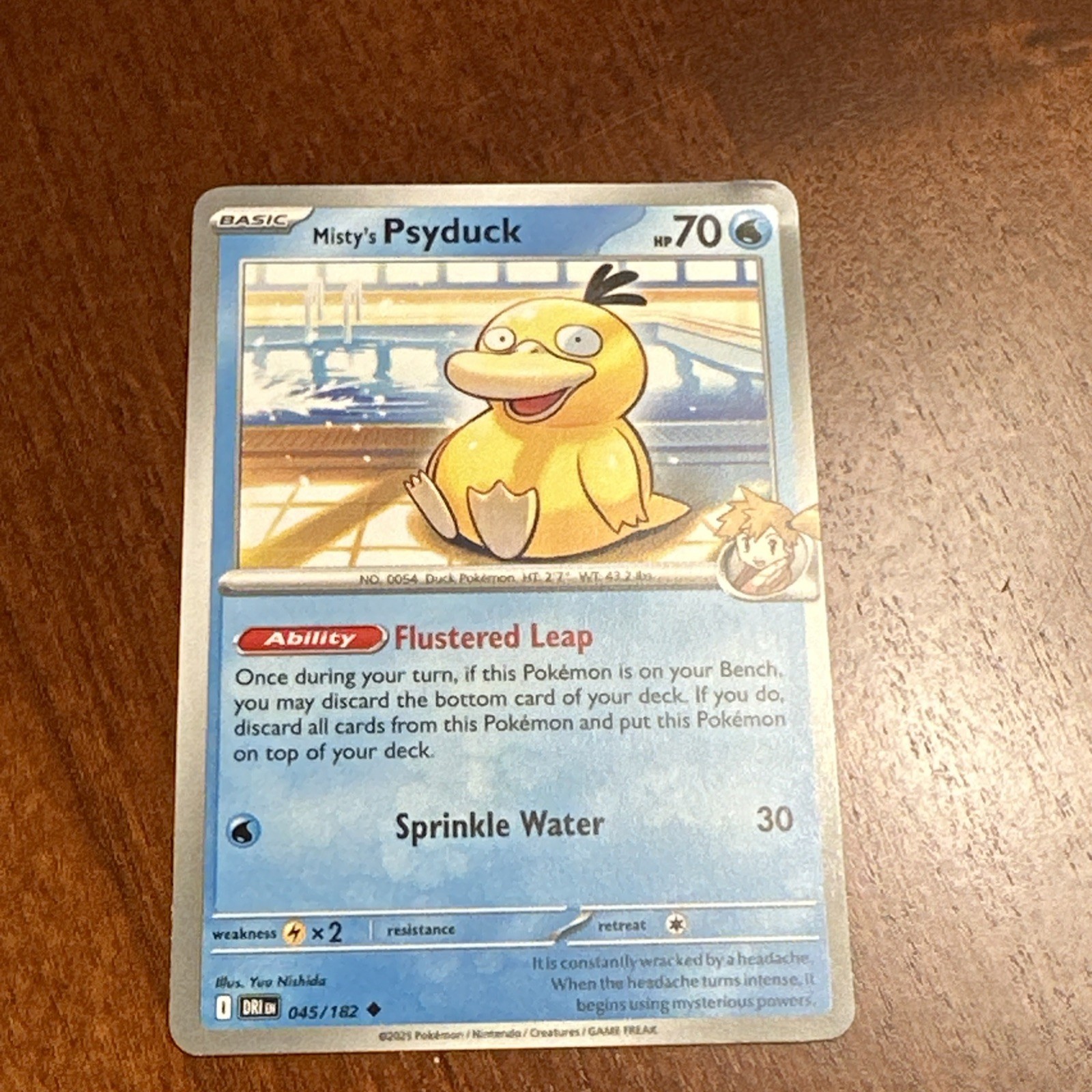 Misty's Psyduck 2025 Scarlet & Violet: Destined Rivals #045/182