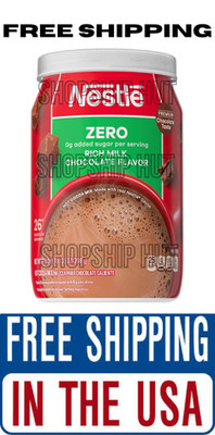 Nestle Zero Added Sugar & Fat Free Rich Milk Chocolate Hot Cocoa 7.33 oz (1 CAN)