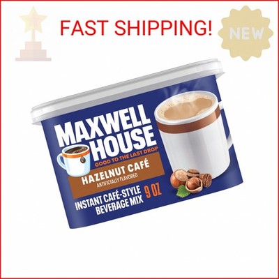 Maxwell House Instant Cafe-Style Beverage Mix, Easy to Prepare, 1 Canister, for 