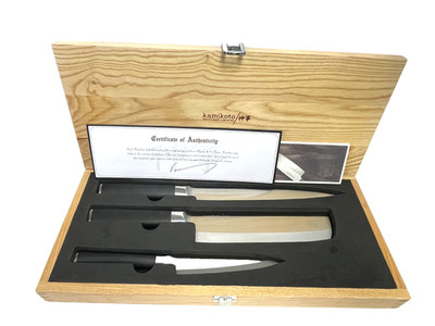Kamikoto Kanpeki 3 PIECE Knife Set New in Box