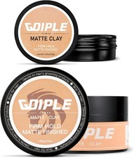 Mens Hair Clay Firm Hold, Matt Clay Hair Men Water Based Matte Texture Hair Cla
