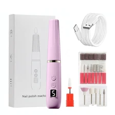 Professional Nail Drill Kit；Rechargeable Electric Nail Filer for Acrylic Nail..