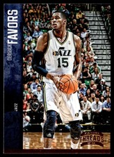2012-13 Panini Threads Derrick Favors Utah Jazz #142