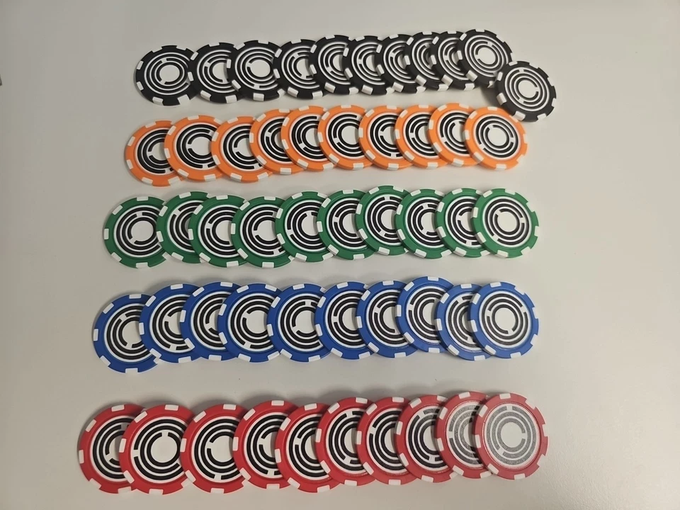 Poker Chips X 51 (Perfect For Game Night) - Image 2 of 2