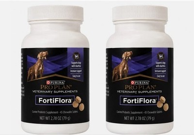 Purina Pro Plan FortiFlora Veterinary Canine Chewable Supplement 90 Tablets   2