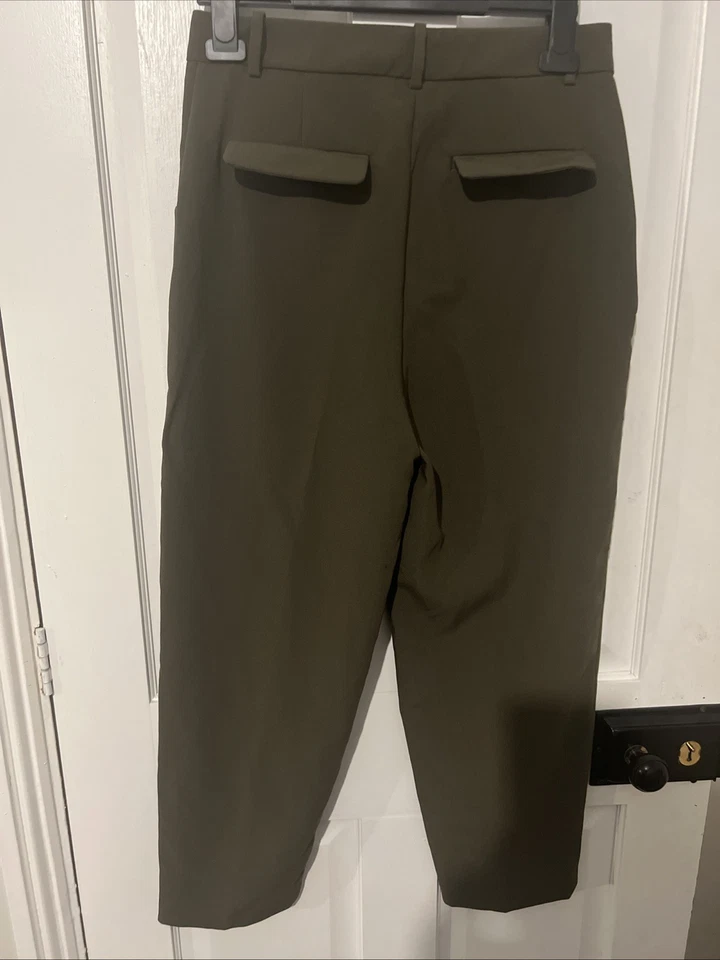 Zara Women's Khaki Trousers Size Small - Image 4 of 4