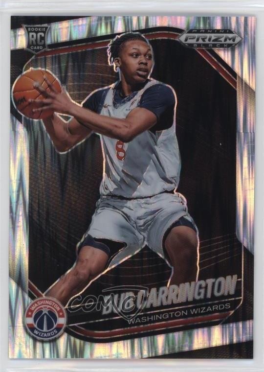 2024-25 Panini Prizm Black Skewed Prizm /249 Bub Carrington #92 ru7