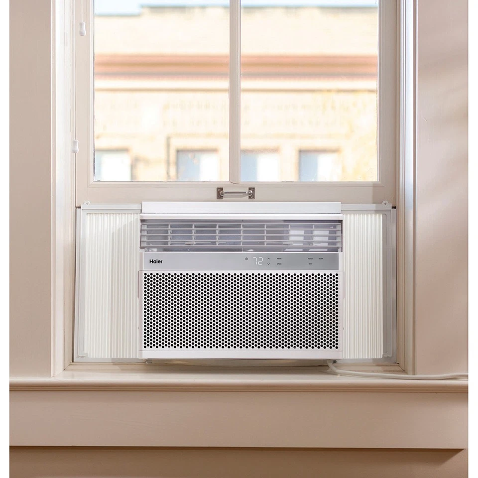 Aire acondicionado ventana WiFi inteligente Haier 8.000 BTU, blanco - QHNG08AA Foto 4 de 4