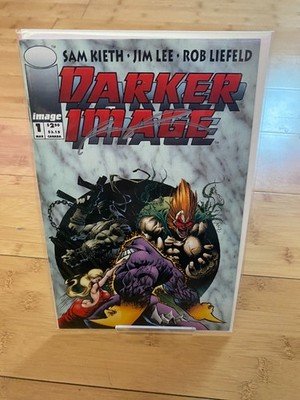 DARKER IMAGE #1 SIGNED BY ARTIST ROB LIEFELD (1st Appearance MAXX & Deathblow!!)