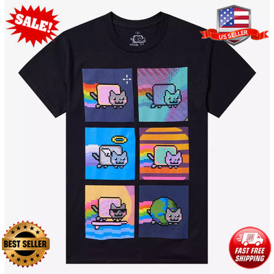 Nyan Cat Grid T-Shirt