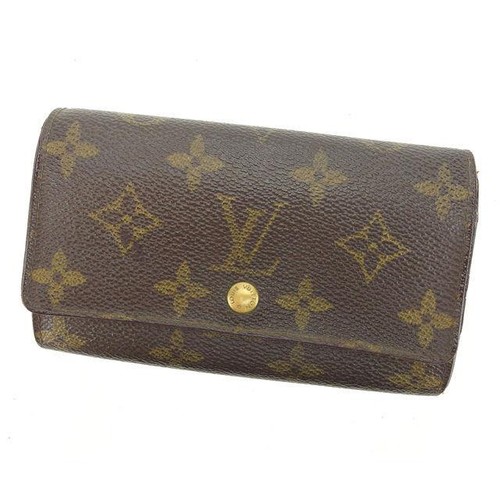 Louis Vuitton Bifold Wallet Monogram Leather Used From Japan