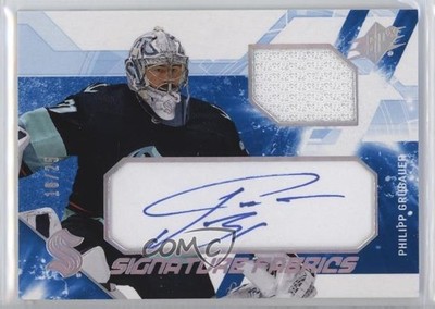 2023-24 SPx Signature Fabrics Spectrum 10/25 Philipp Grubauer #SF-PG Auto 1r8q