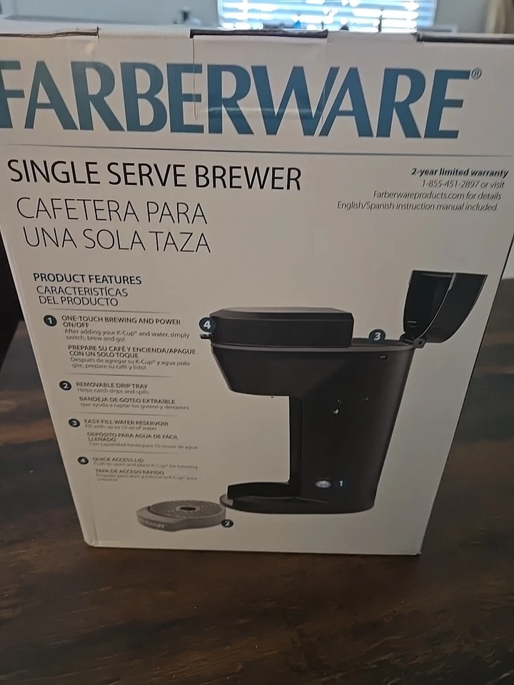 NEW Farberware Single Serve Brewer Coffee Maker  NIB - Image 2 of 4