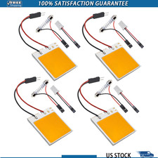 Yellow Cob 48smd Everbright Led Dome Light Bulb 4 Pack 12v Interior Panel Light Yellow Cob 48smd Everbright Led Dome Light Bulb 4 Pack 12v Interior Panel Light