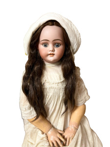 A) ANTIQUE VINTAGE K&R 15 DOLL SIMON HALBIG 126 BISQUE SOCKET HEAD