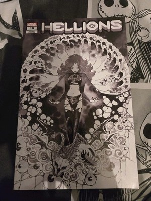 Hellions #18 | Momoko UK Sketch Variant | Marvel Comics 