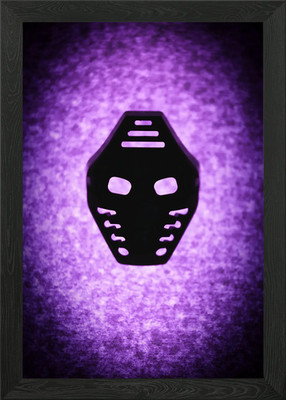 Bionicle Pakari Maske gerahmtes Wandbild Poster Leinwanddruck Bild