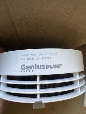 Hekatron Genius Plus Rauchwarnmelder inkl. 10 Jahres-Batterie batteriebetrieben