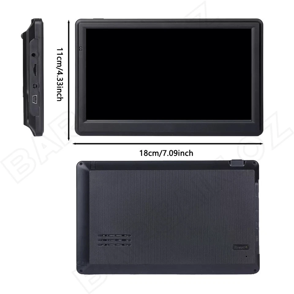 7 Inch Car Sat Nav for Car GPS Navigation with Australia Map Free Updates AU NEW - image 3 of 4