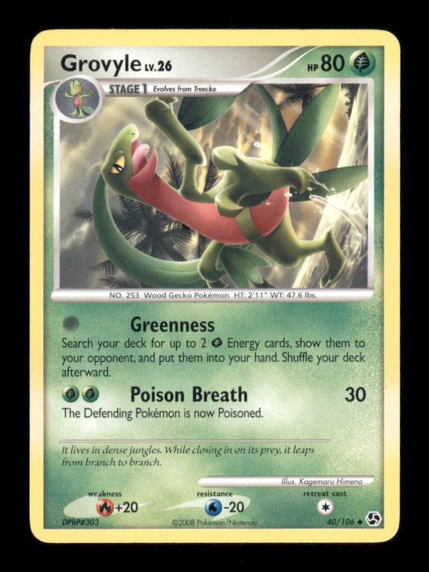 Grovyle Uncommon Great Encounters 40/106 LP