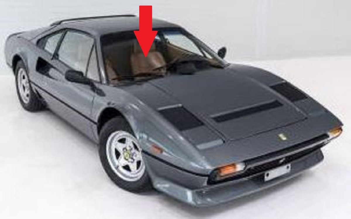 Ferrari 308 1975-1990 Front Door glass